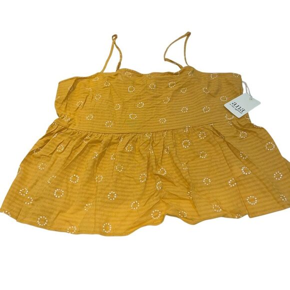 New! a.n.a. Yellow Spaghetti Strap Tank‎ Top - Size XL - Picture 1 of 7